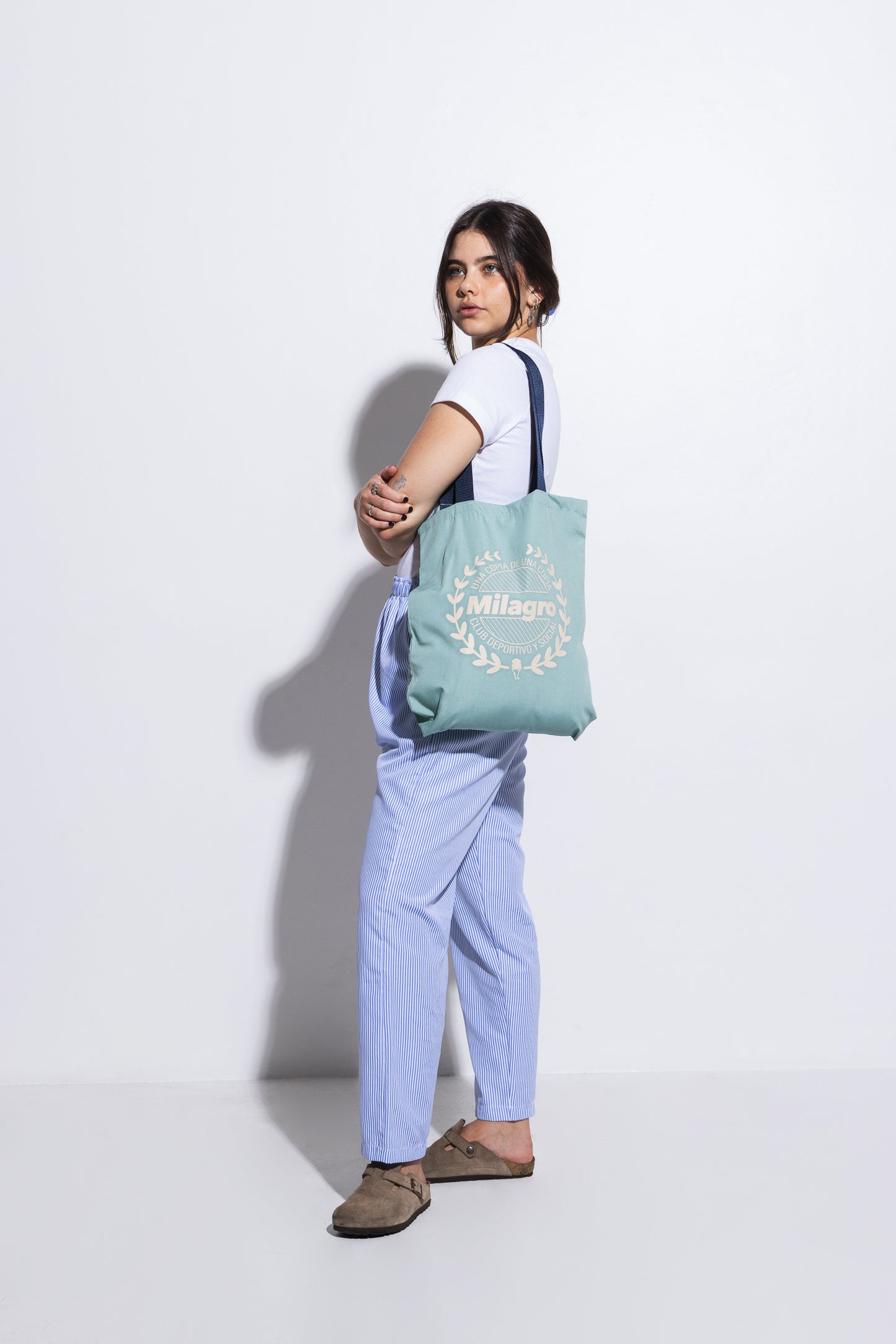 "Club Deportivo y Social" Totebag Salvia